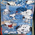 Exclusiva! Cobija Frazada Ultra Suave Snoopy Collage Azul