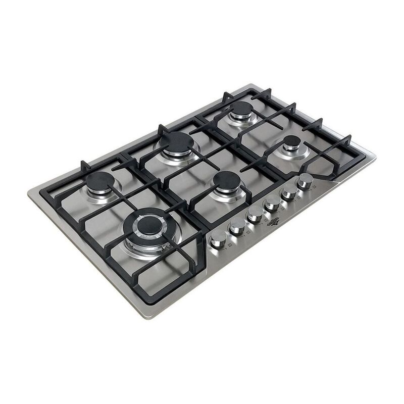Parrilla Gas 6 Quemadores Empotrable Acero Inox... image number null