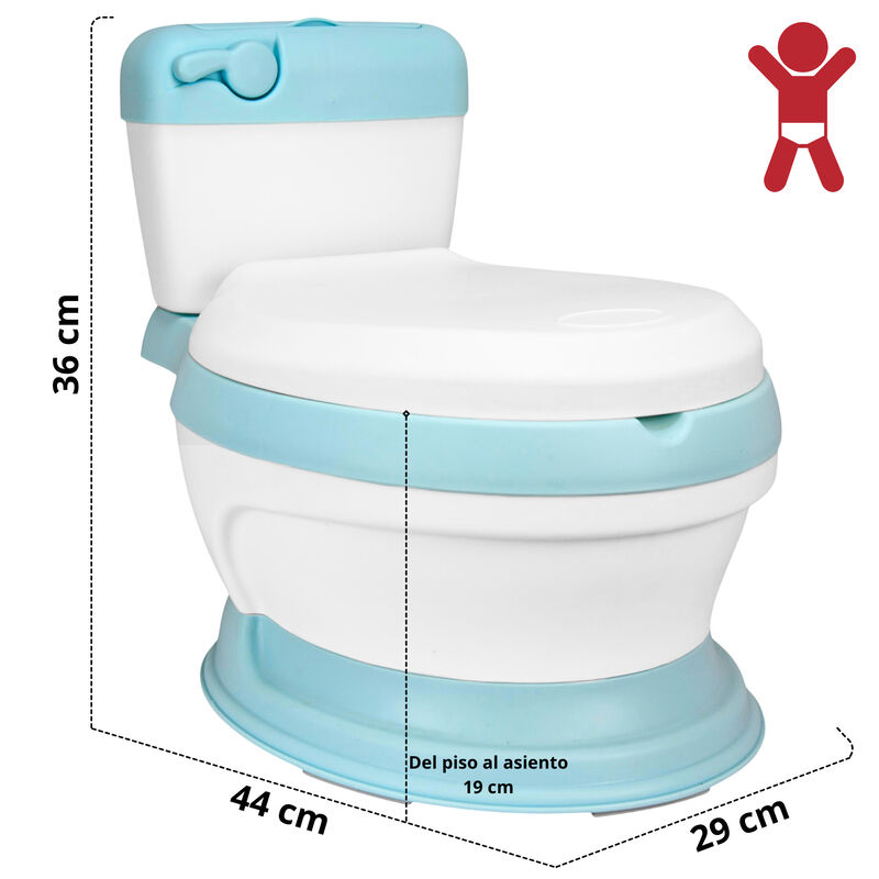 Baño Entrenador para Niños con Asiento Acolchad... image number null