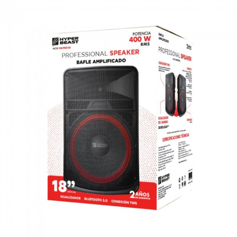 Bocina Bafle Hyper Beast HB-PRO18 Amplificador ... image number null