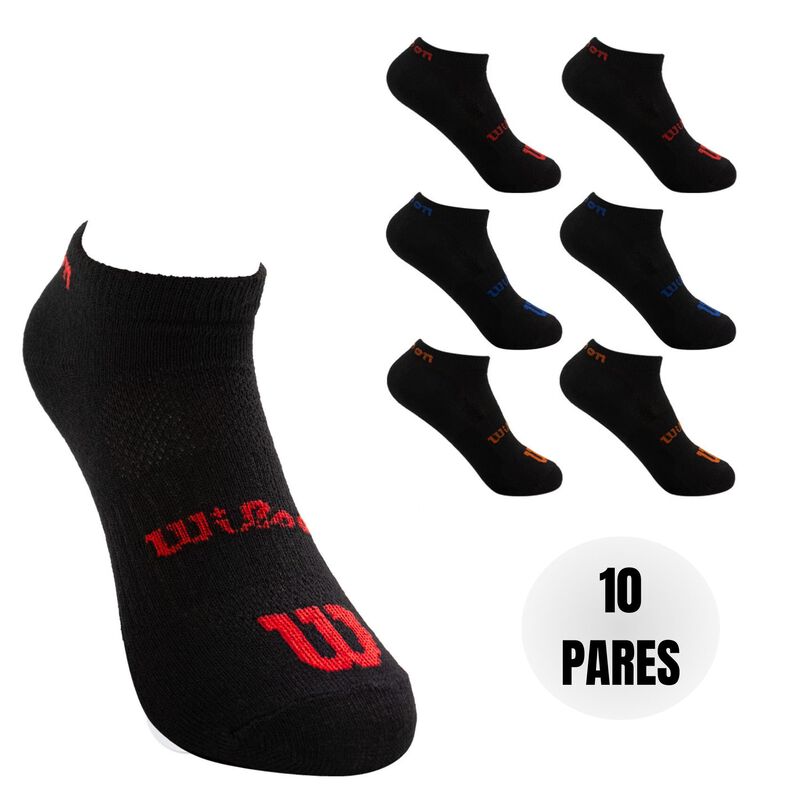 Wilson 10 Pares de Tines para Niño, Color Negro... image number null