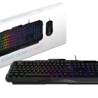 Set De Teclado Y Rat&oacute;n Msi Forge Gk100 Combo Gaming Rgb