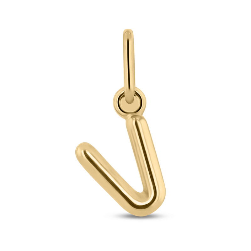 Dije De Oro Amarillo De 10K (Letra V) Sin Caden... image number null