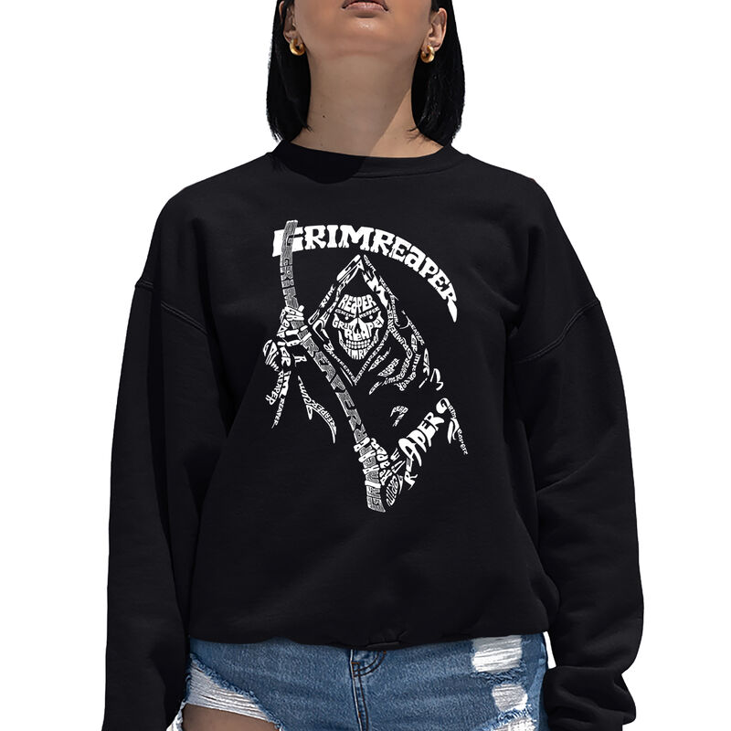 Sudadera De Cuello Redondo Word Art Para Mujer ... image number null