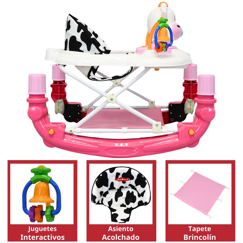 Andadera para Beb&eacute; Mecedora Vaca con Sonido Bas... image number null
