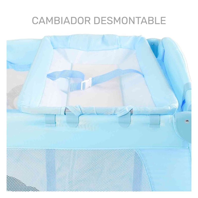 Cuna Corral Bebe Toldo Movil Musical Mosquitero... image number null