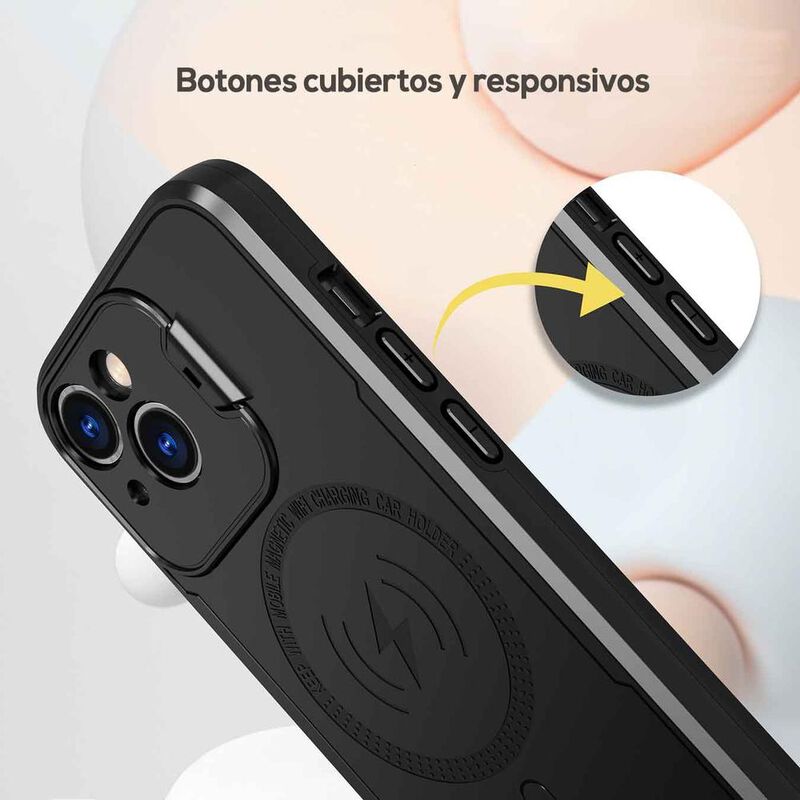 Funda TEKKU Armor Mag con Soporte para iPhone 1... image number null