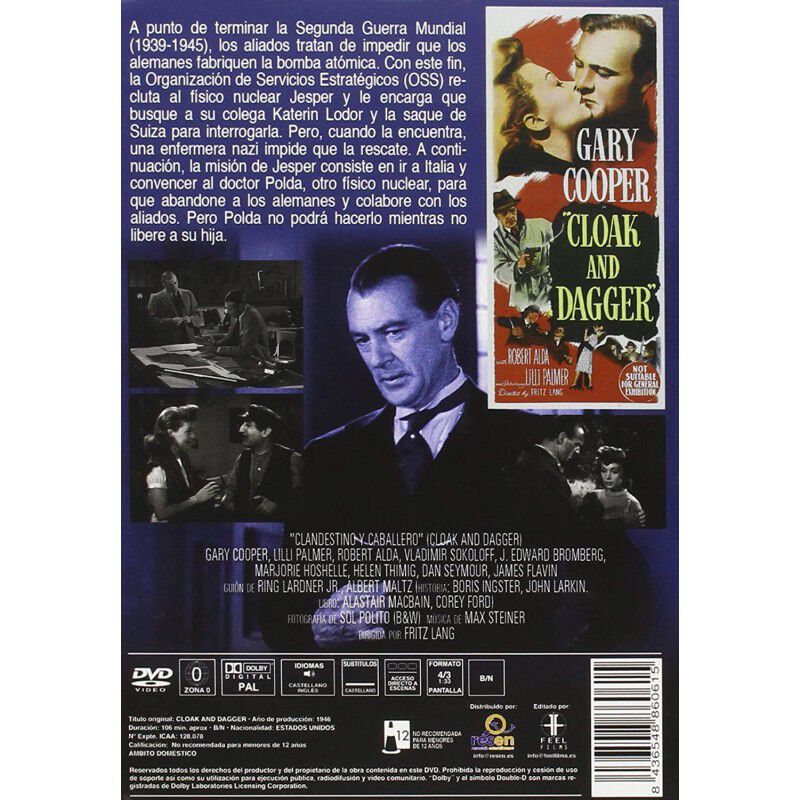 Clandestino Y Caballero [dvd] (1946) Cloak And ... image number null