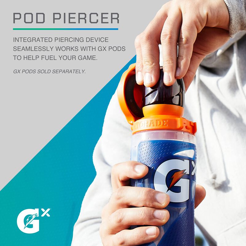 Botella Gatorade Gx De Pl&aacute;stico Azul Marino De ... image number null
