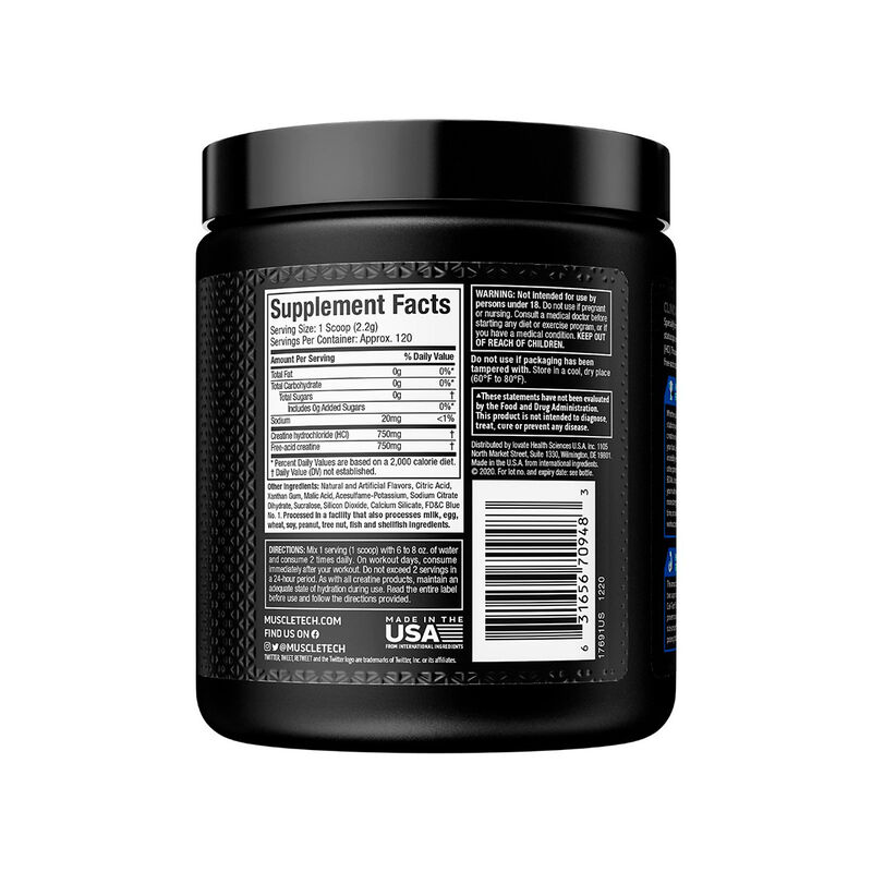 Creatina Creator Muscletech Blue Raspberry image number null