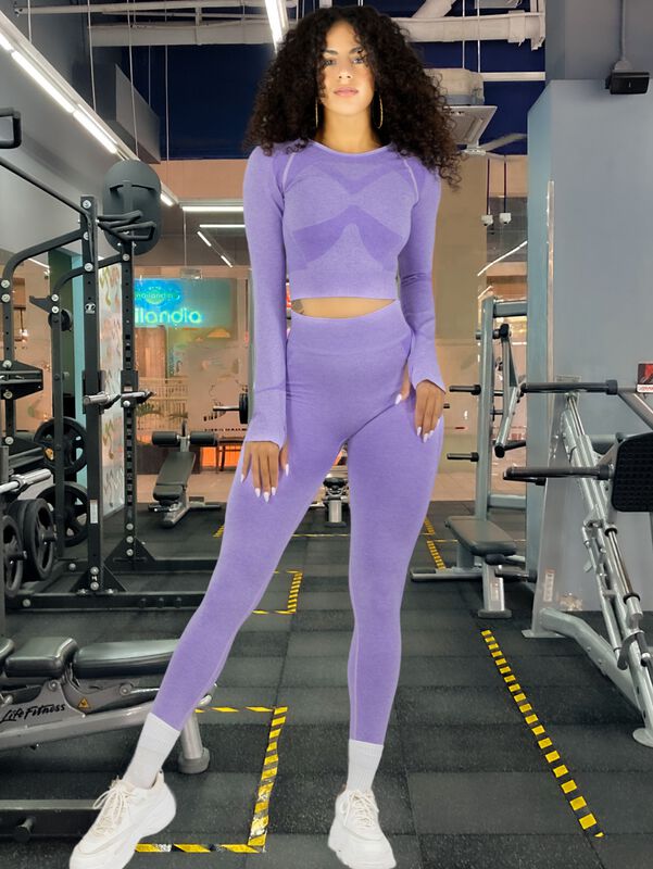 Pack De 2 Conjuntos De Yoga Mujer Ropa Deportiv... image number null