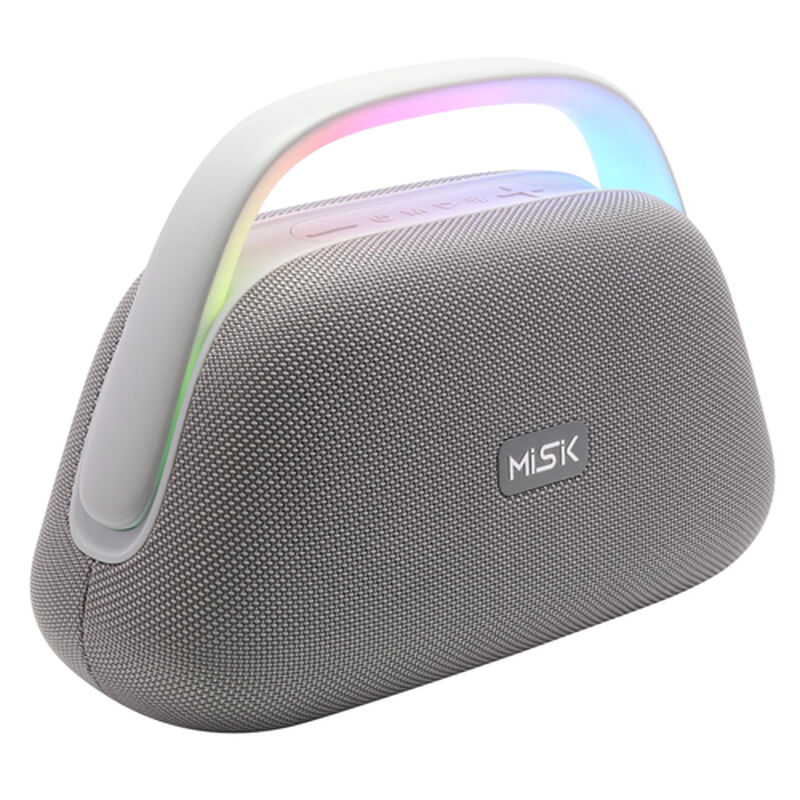 Bocina Port&aacute;til Misik Tws Con Luz Led Y Reprodu... image number null