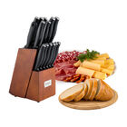 Bogner Juego de Cuchillos Con Bloque de Madera 15 Pzas BKS15