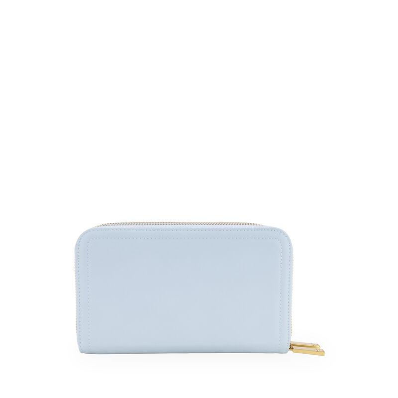 Cartera Cierre Doble Grande Color Azul image number null