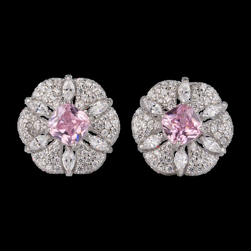 Aretes Fiora Luckyly Plata .925 Con Zirconia C&uacute;... image number null
