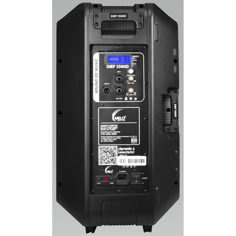 Melo DSP1560 Bafle Activo 15'' 600w RMS 130DB image number null