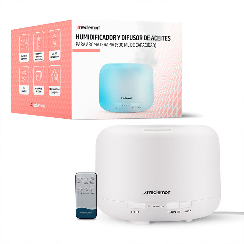Humidificador Difusor de Aceites Esenciales 500... image number null