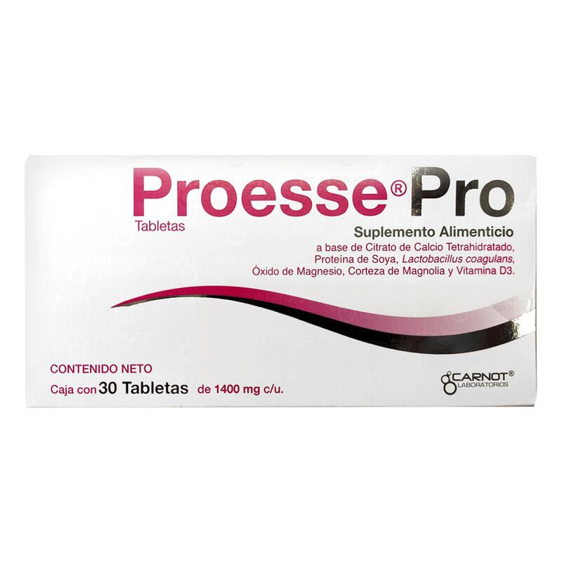 Suplemento Alimenticio Proesse Pro 30 Tabletas image number null