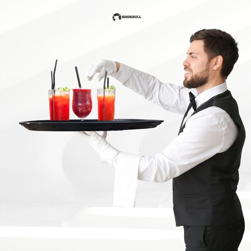 Charola imprerial ovalada 29 Pulgadas mesero Sh... image number null