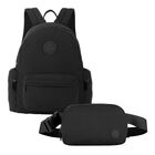 Coolcapital Mochila Canyon Para Laptop 14" + Cangurera Negro