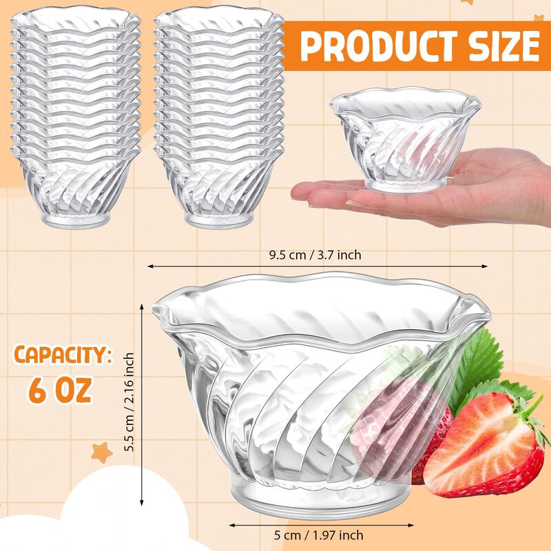 Vasitos De Postre Transparentes Rtteri 177 ml &ndash;... image number null