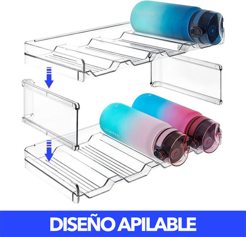 Porta botellas Brandtrendy de pl&aacute;stico 2 nivele... image number null