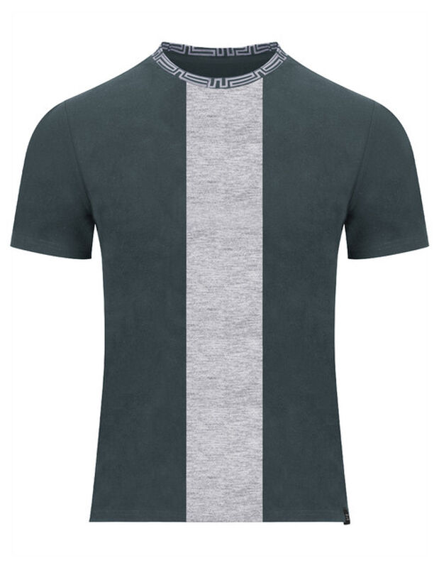 Playera Hombre Casual Premium Manga Corta Gris ... image number null