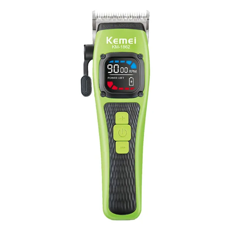 M&aacute;quina Cortapelo Kemei Km-1862 Verde Lima 9000... image number null