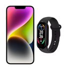 iPhone 14 128GB Blanco E-SIM Reacondicionado + Brasalete Gen&eacute;rico