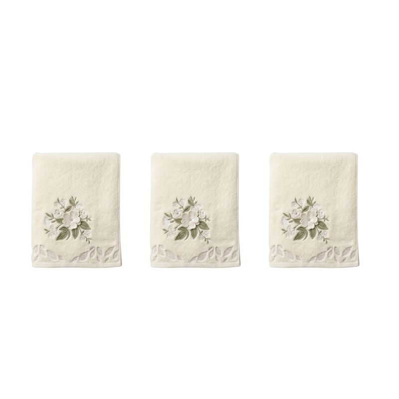 Set De 3 Toallas De Ba&ntilde;o Crema Premium 70x140 C... image number null