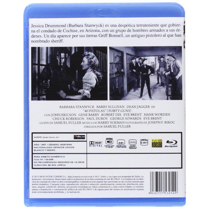 40 Pistolas (blu-ray) image number null