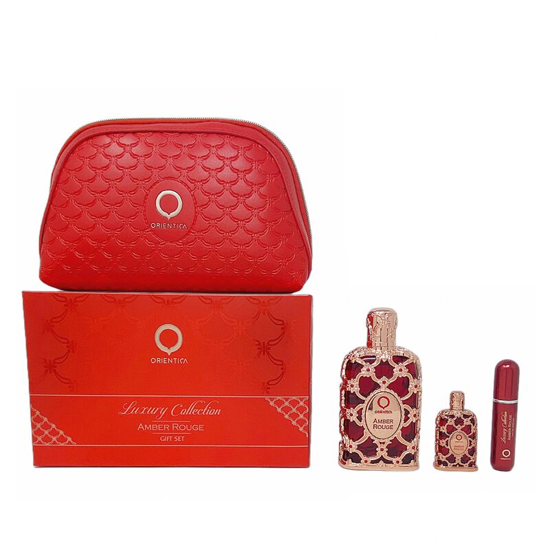 Orientica Amber Rouge Set De 4 Pz Con Mini Y Bo... image number null