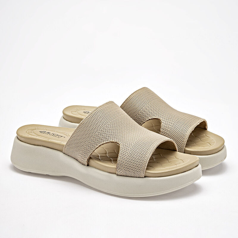 Evalight sandalia impermeable para mujer beige ... image number null