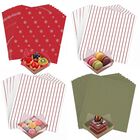 Hojas de papel encerado Honeydak 200 unidades Navidad 18 x 18 cm