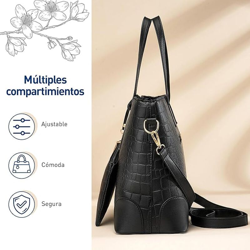 Bolsa para Mujer con Cosmetiquera Bluelander image number null