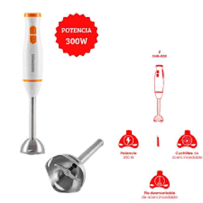 BATIDORA LICUADORA DE INMERSION DAEWOO DHB-638 ... image number null