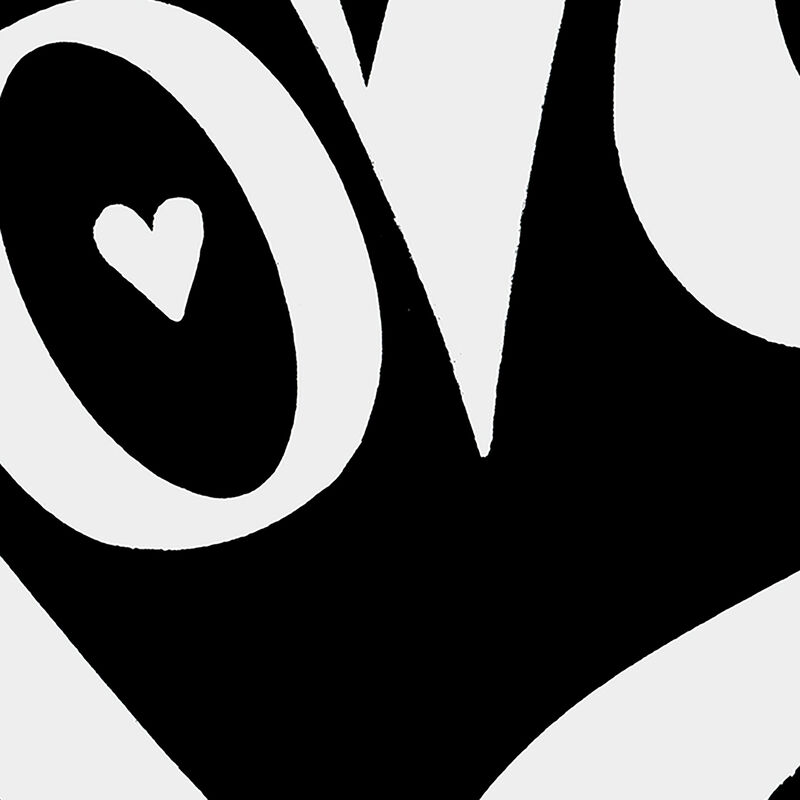 Camiseta Word Art Para Mujer - Coraz&oacute;n Amor- Ne... image number null