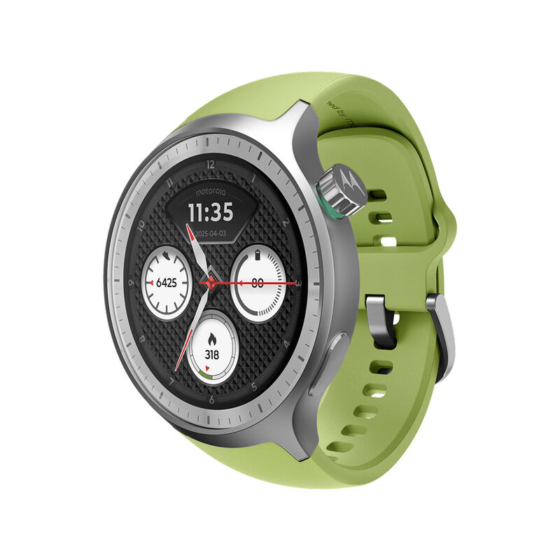 Motorola Moto Watch Matte Silver Herbal Garden ... image number null