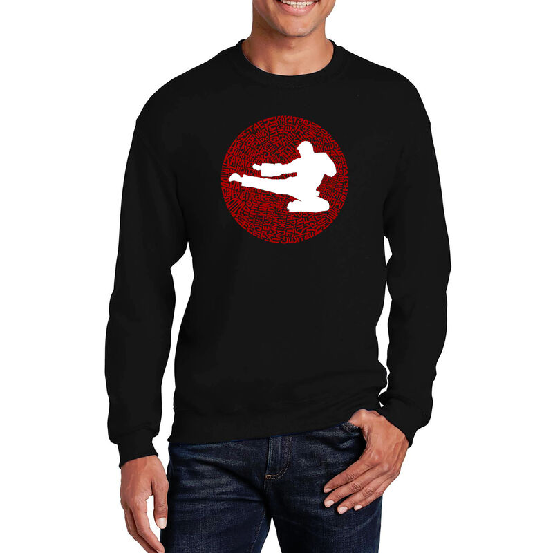 Sudadera De Cuello Redondo Word Art Para Hombre... image number null