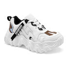 Moramora Tenis Chunky Para Mujer Blanco Camel Azul Cod 129214-e