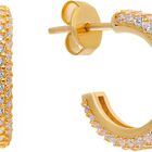 Aretes Chapa de Oro 18K Bluelander