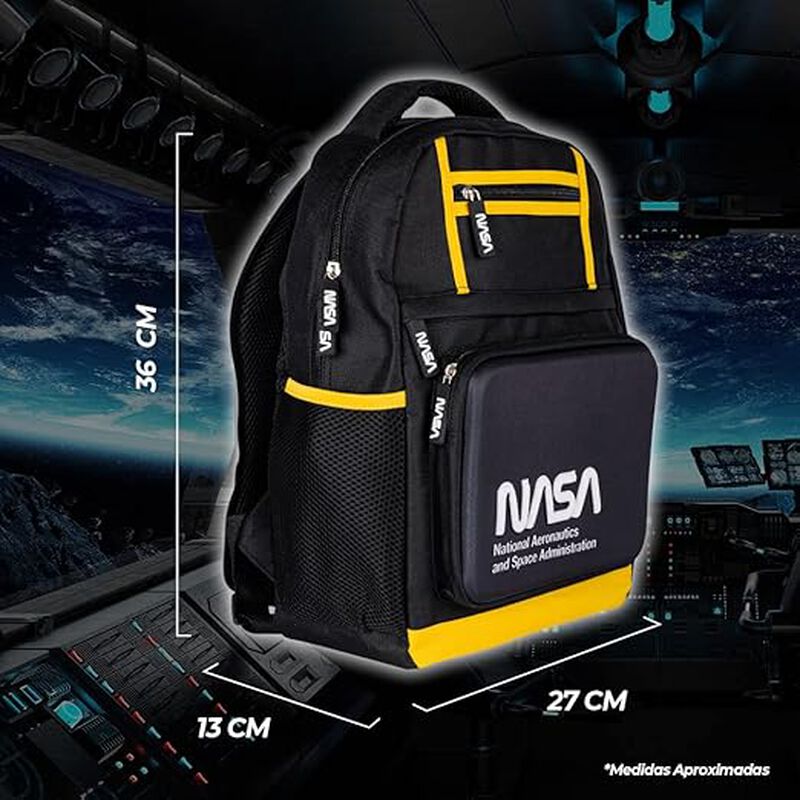 TechZone Mochila Escolar con Logo Oficial de NA... image number null