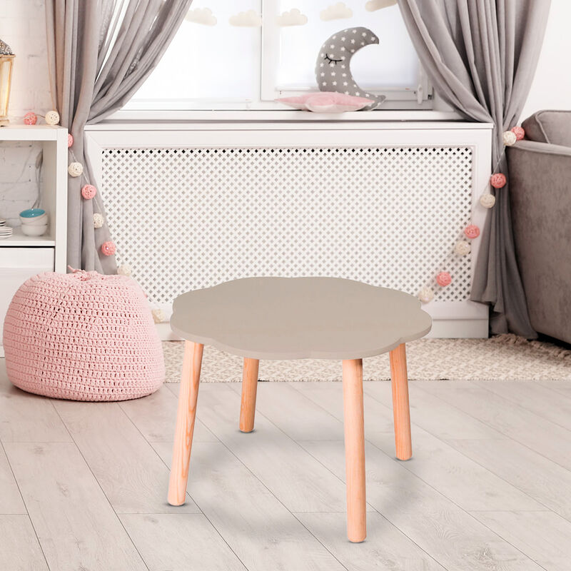 Mesa de Madera Con Forma de Nube-Gris Oscuro image number null