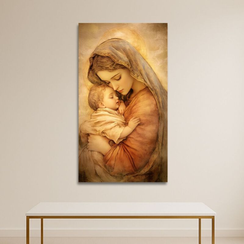 Cuadro Decorativo Religioso 60x80cm Divina Mate... image number null