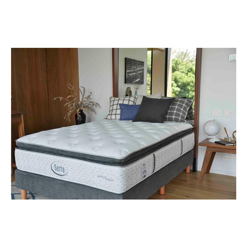 Colch&oacute;n Wendy  serta one matrimonial de resorte... image number null