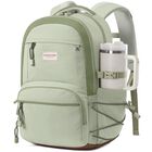 Mochila Lovevook 15.6" verde hierba con portavasos