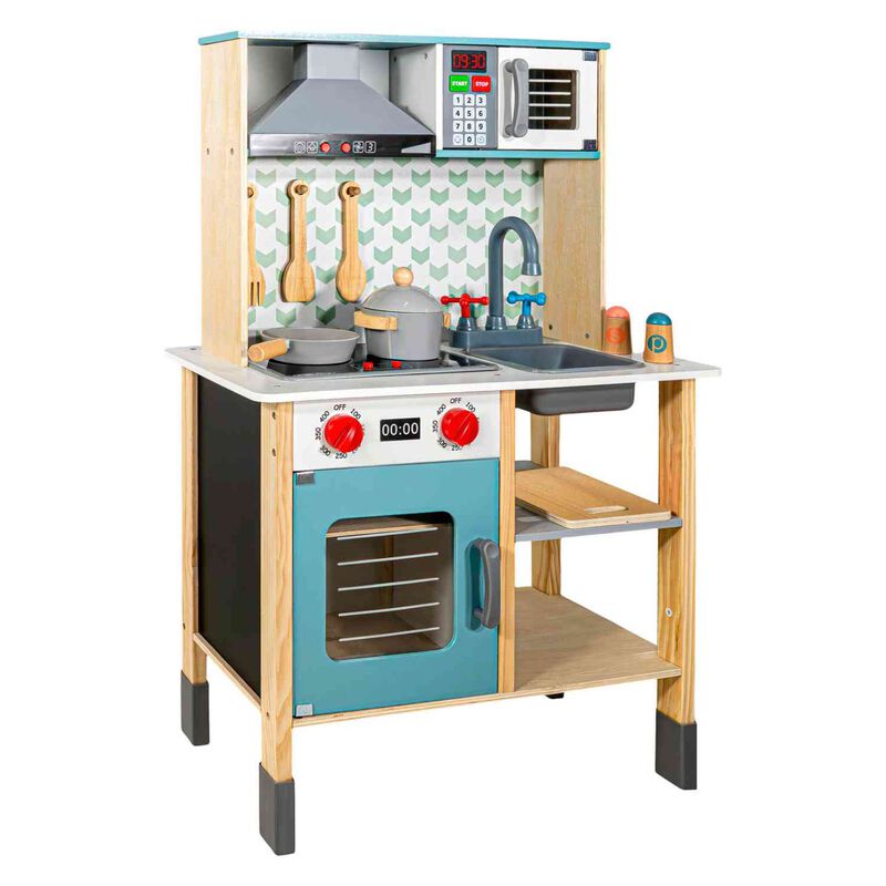 Cocinita Juguete Niña Madera Accesorios Luz Son... image number null