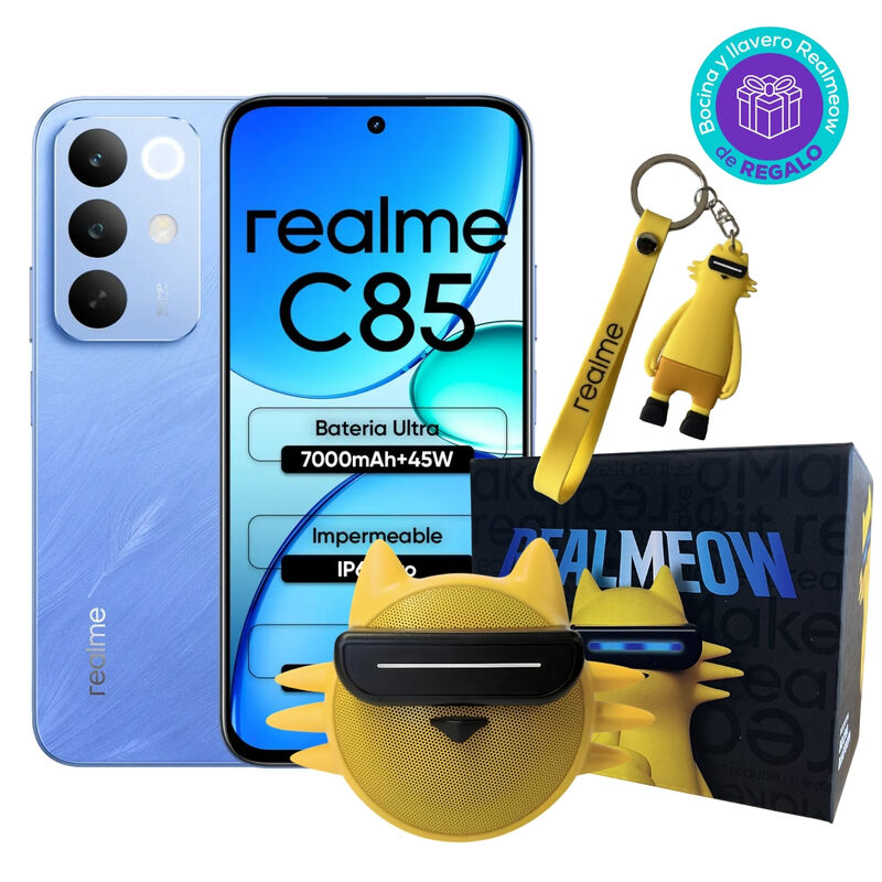 Realme C85 8+256 Gb Azul + Regalo Bocina Y Colg... image number null