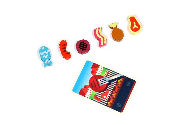 Juego De Mesa Alley Cat Games Barbecubes, Secue... image number null