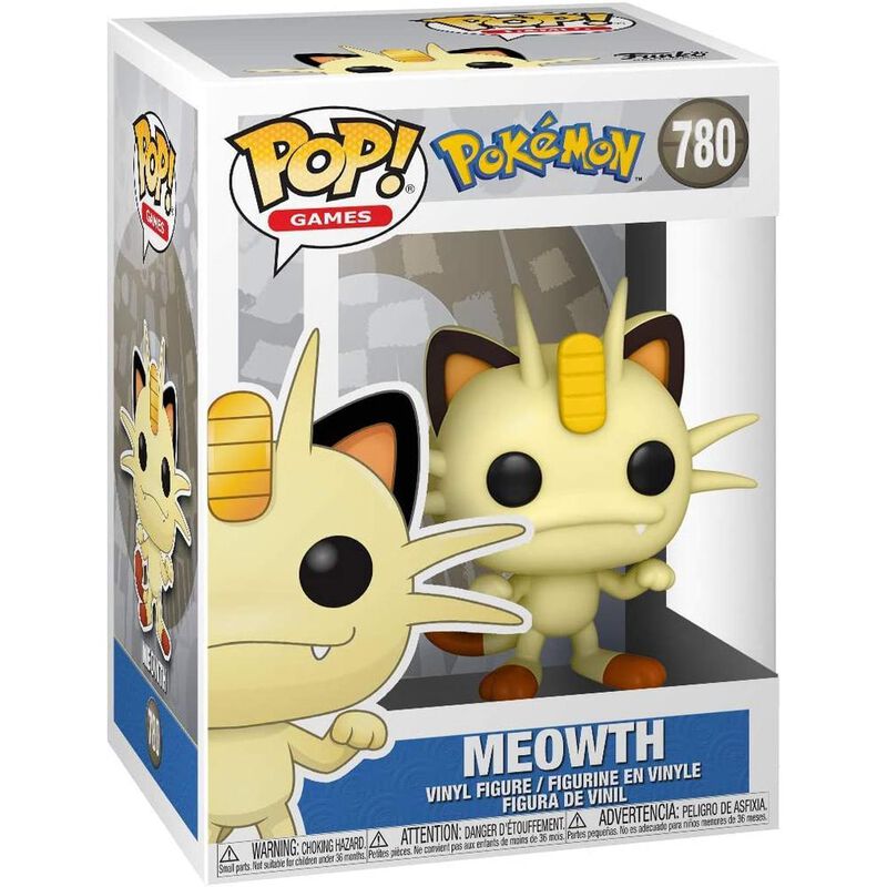 Funko POP Pop! Games: Pokemon - Meowth #780 image number null